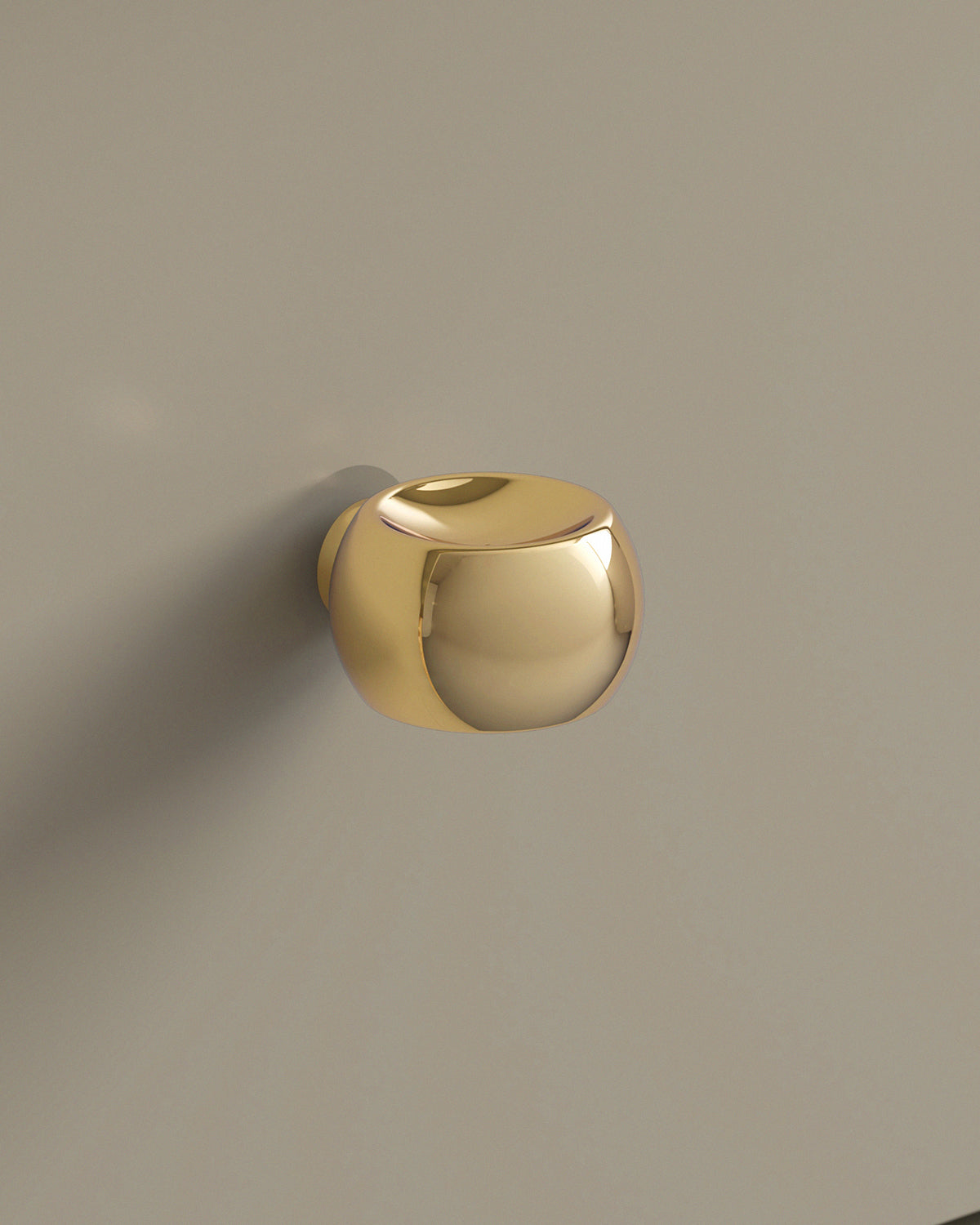 Boerum Cabinet Knob Small / Polished Brass