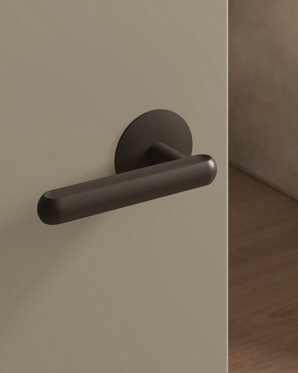 Boerum Door Lever Set Tubular / 2.5" Rose - Single Dummy / Oil Rubbed Bronze