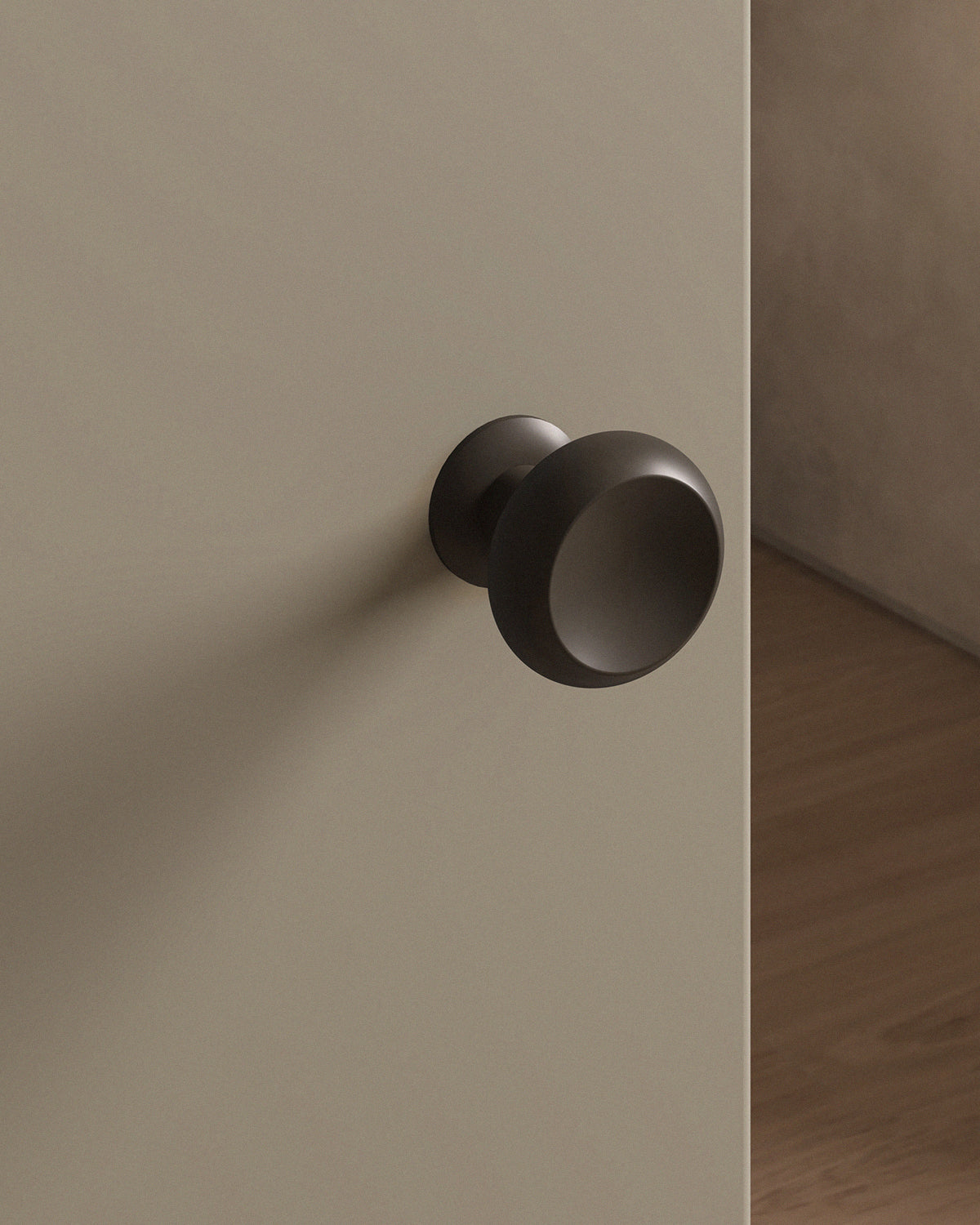 Boerum Door Knob Set Mortise / 1.5" Rose - Single Dummy / Oil Rubbed Bronze