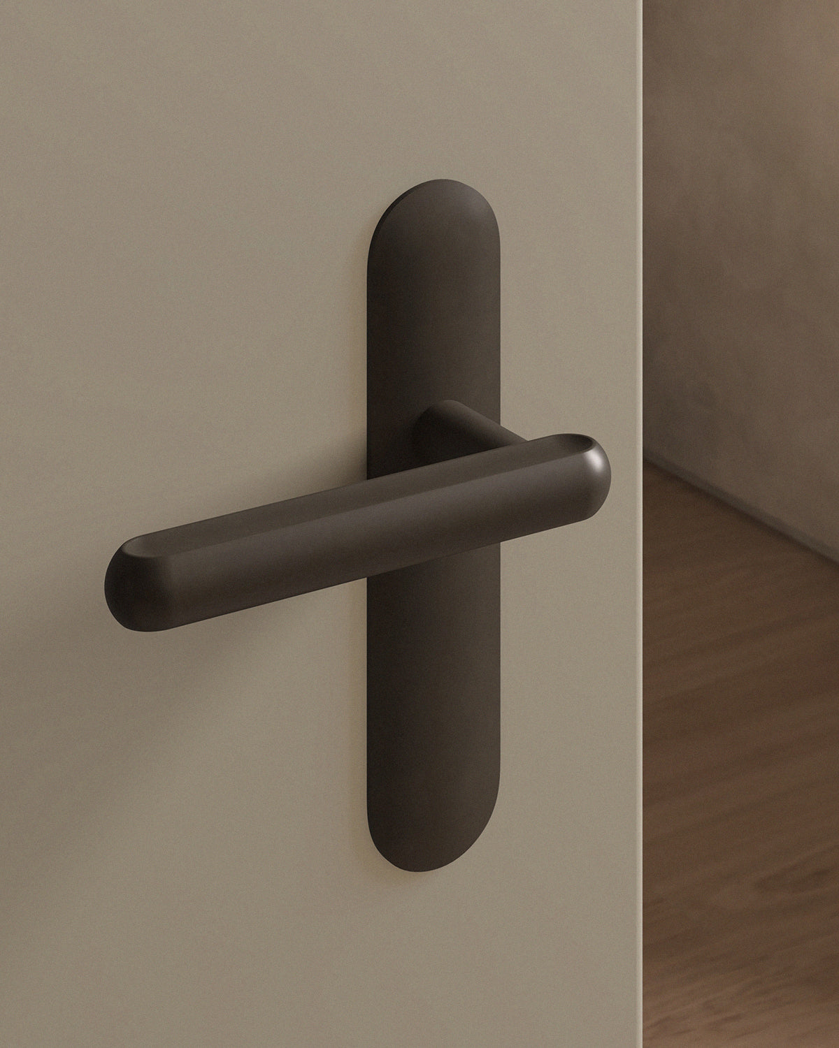 Boerum Door Lever Set Mortise / 1.5" Escutcheon - Single Dummy / Oil Rubbed Bronze