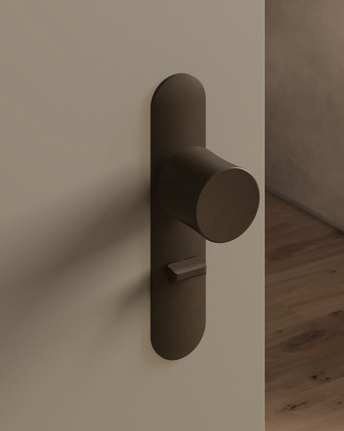 Leonard door knob set, mortise, escutcheon, privacy, Oil Rubbed Bronze